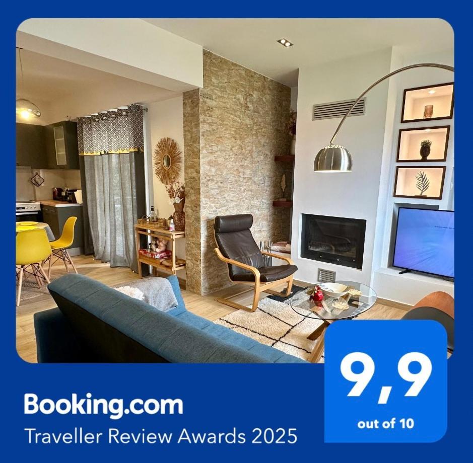 Chic Apartment In Nature, 5-Min Walk To The Beach Kalamata Eksteriør billede